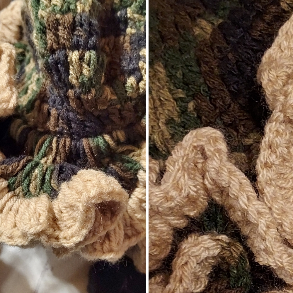 #L❤️VE:HANDMADE.  Crochet Ruffle HAT - Picture 8 of 9